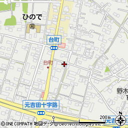 茨城県水戸市元吉田町1626-4周辺の地図
