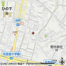 茨城県水戸市元吉田町2341-9周辺の地図