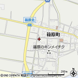 石川県加賀市篠原町リ26周辺の地図