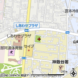 神敷台第二公園周辺の地図
