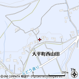 栃木県栃木市大平町西山田767周辺の地図