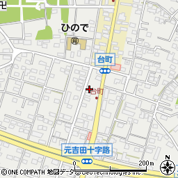 茨城県水戸市元吉田町1616-1周辺の地図