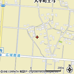 栃木県栃木市大平町土与172周辺の地図