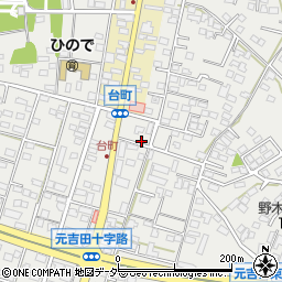 茨城県水戸市元吉田町1624-3周辺の地図
