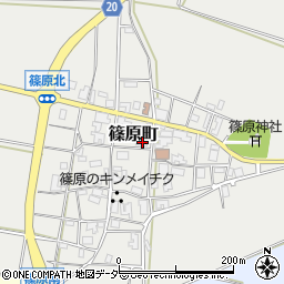 石川県加賀市篠原町リ32周辺の地図