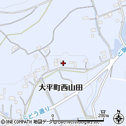 栃木県栃木市大平町西山田769周辺の地図