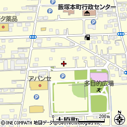 群馬県太田市大原町383-23周辺の地図