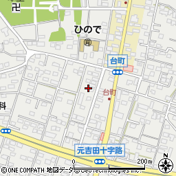 茨城県水戸市元吉田町727周辺の地図