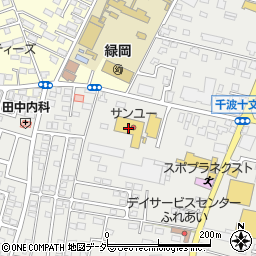 日立白洋舎サンユー千波店周辺の地図