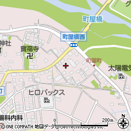 群馬県高崎市町屋町830-3周辺の地図