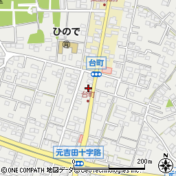 茨城県水戸市元吉田町1618-1周辺の地図