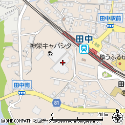 長野県東御市田中318周辺の地図