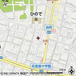 茨城県水戸市元吉田町726周辺の地図