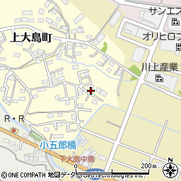 群馬県高崎市上大島町176周辺の地図