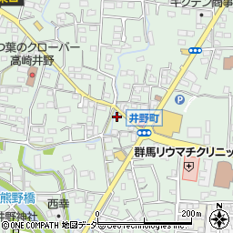 群馬県高崎市井野町1109-11周辺の地図