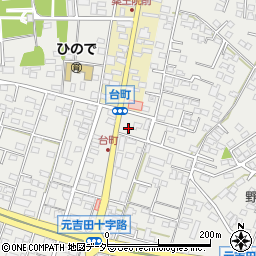 茨城県水戸市元吉田町1624周辺の地図