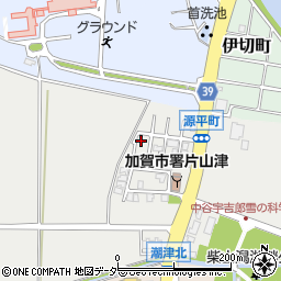 石川県加賀市源平町25周辺の地図