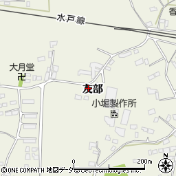 茨城県桜川市友部1471周辺の地図