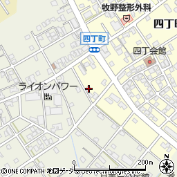 石川県小松市四丁町は8-3周辺の地図