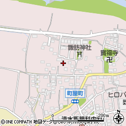 群馬県高崎市町屋町861-7周辺の地図
