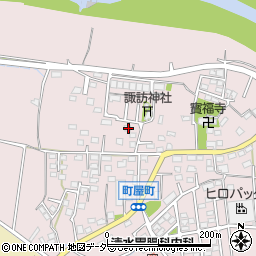 群馬県高崎市町屋町858-7周辺の地図