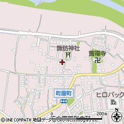 群馬県高崎市町屋町858-8周辺の地図