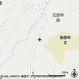 長野県松本市会田576周辺の地図