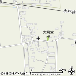 茨城県桜川市友部1154周辺の地図
