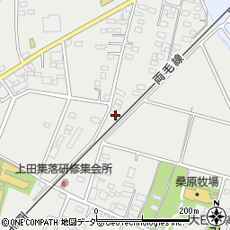 群馬県伊勢崎市上田町168-5周辺の地図