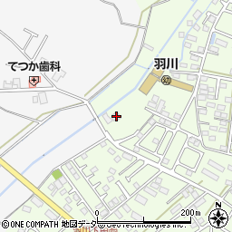 栃木県小山市羽川193周辺の地図