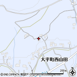 栃木県栃木市大平町西山田755周辺の地図