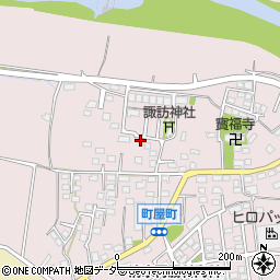 群馬県高崎市町屋町861-2周辺の地図