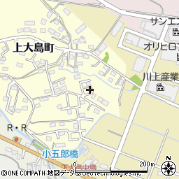 群馬県高崎市上大島町162周辺の地図