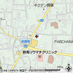 ヤオコー高崎井野店駐車場周辺の地図