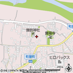 群馬県高崎市町屋町809周辺の地図