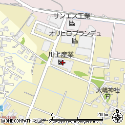 川上産業高崎工場周辺の地図
