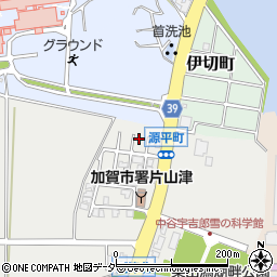 石川県加賀市源平町9周辺の地図