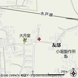 茨城県桜川市友部1133-3周辺の地図