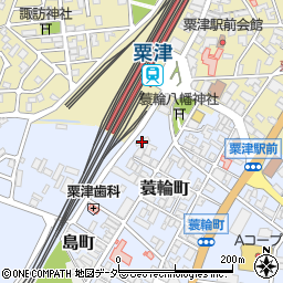 ファースト・アカデミー粟津第２教場周辺の地図