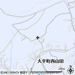 栃木県栃木市大平町西山田762周辺の地図