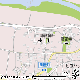 群馬県高崎市町屋町805-7周辺の地図
