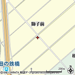 茨城県ひたちなか市獅子前周辺の地図