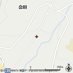 長野県松本市会田452周辺の地図