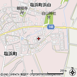石川県加賀市塩浜町り周辺の地図