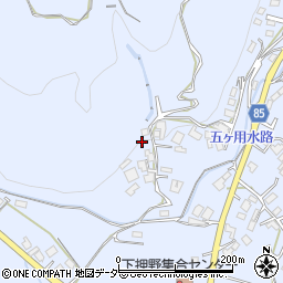 長野県安曇野市明科七貴下押野周辺の地図