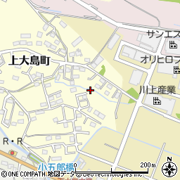 群馬県高崎市上大島町168周辺の地図