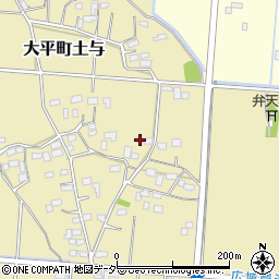 栃木県栃木市大平町土与203-5周辺の地図