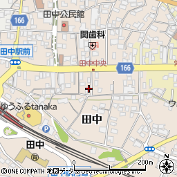 長野県東御市田中164周辺の地図