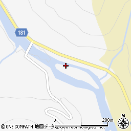 石川県白山市河内町金間ト周辺の地図