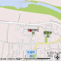 群馬県高崎市町屋町805-3周辺の地図